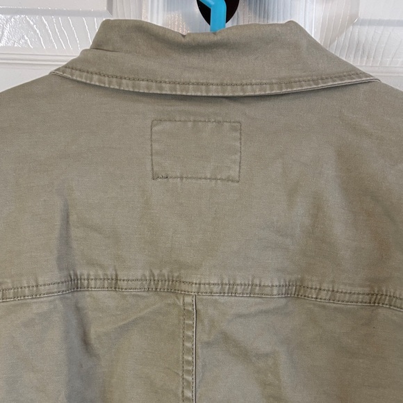 George Men's Light Unlined Khaki Field Barn Shirt Jacket Like New Size 2XL - Picture 7 of 13